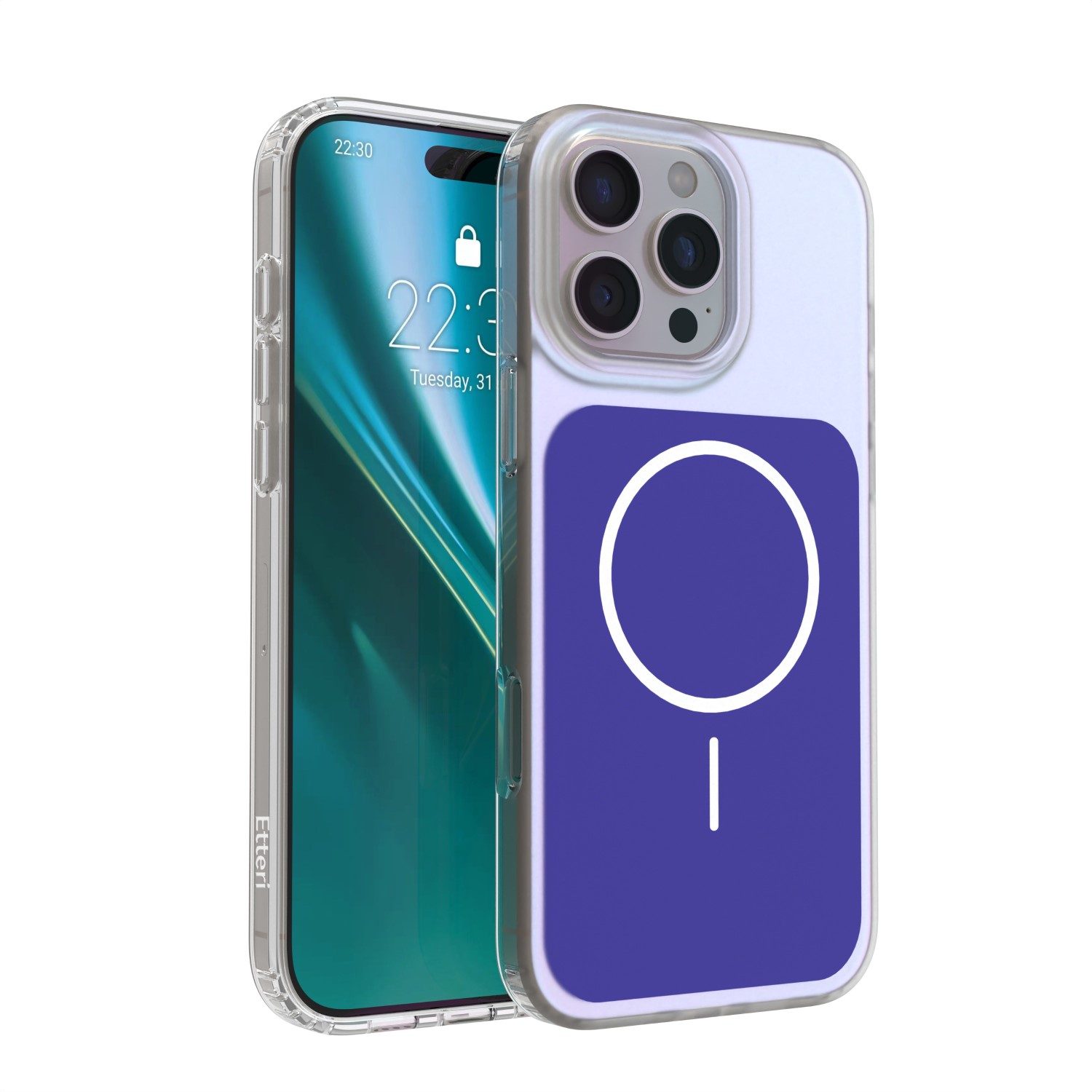 Etteri Hidden Pearl dėklas iPhone 16 Pro Max 6,9" tamsiai mėlynas