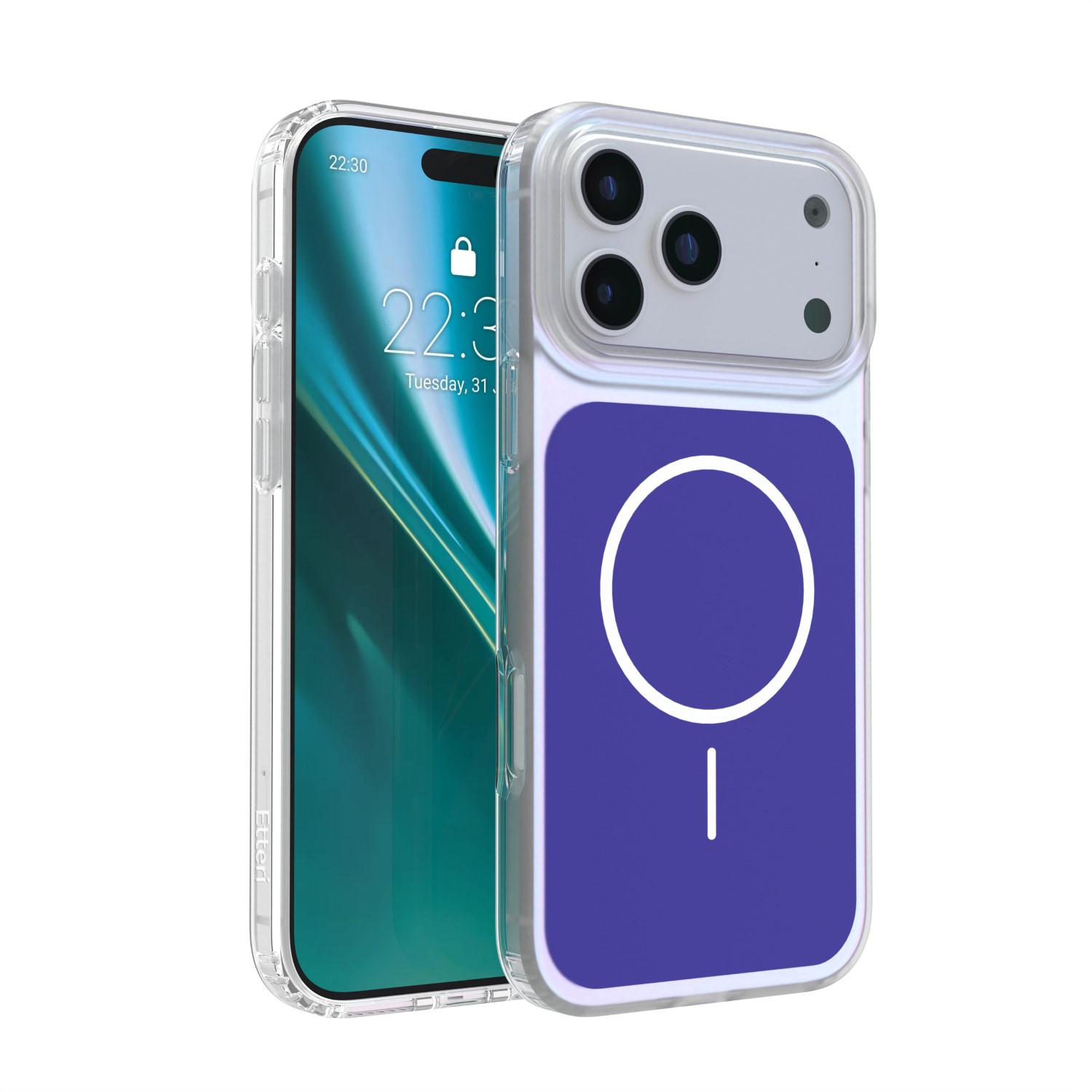 Etteri Hidden Pearl dėklas iPhone 17 Pro Max 6,9" tamsiai mėlynas