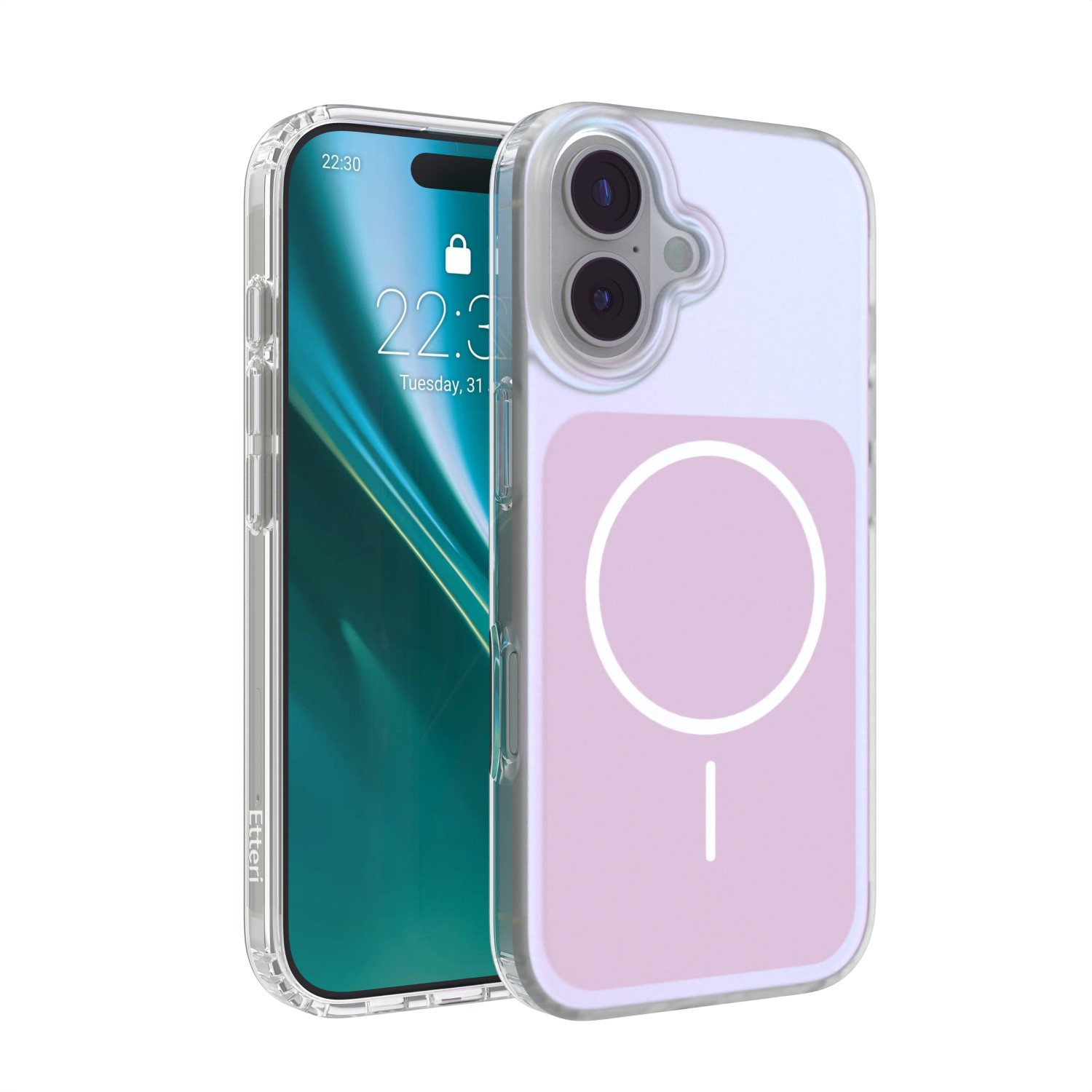 Etteri Hidden Pearl dėklas iPhone 17 6,3" rožinis