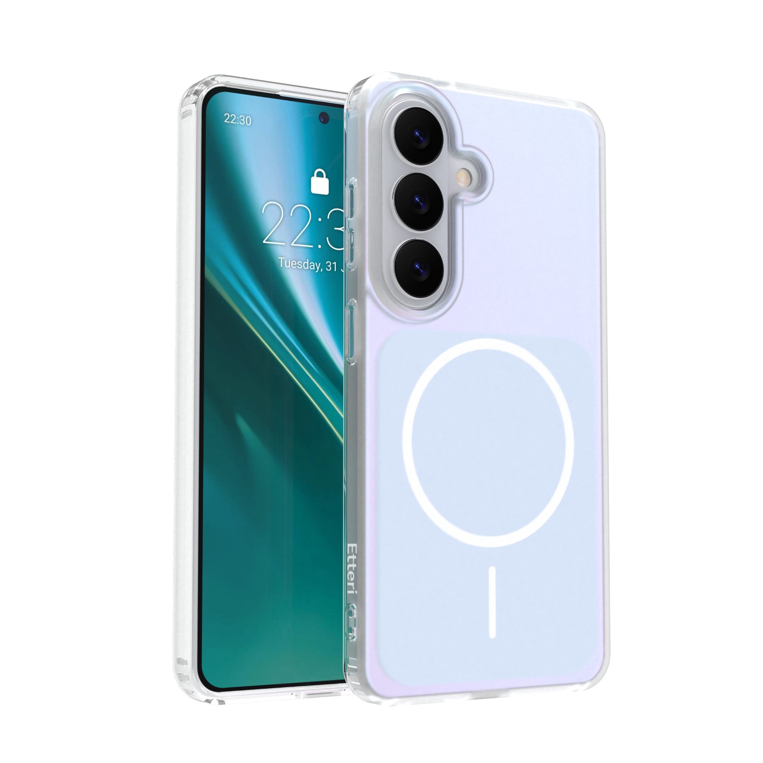 Etteri Hidden Pearl dėklas Samsung Galaxy S26 šviesiai mėlynas