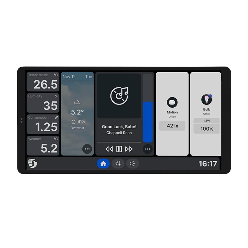 Shelly Wall Display X2 WiFi/BLU (baltas)