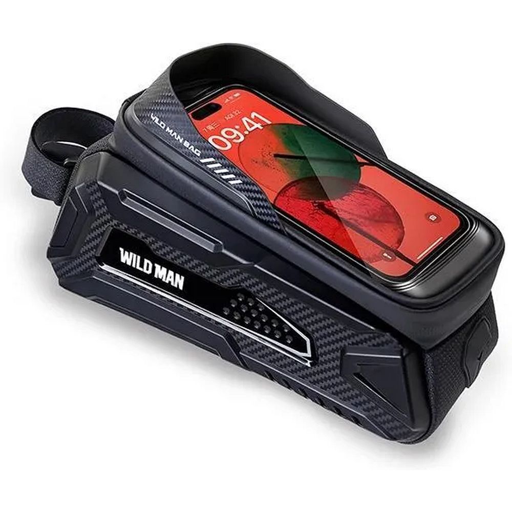 WILDMAN дорожная сумка для рамы велосипеда на молнии, 2L (4 "- 7"), M30, черная