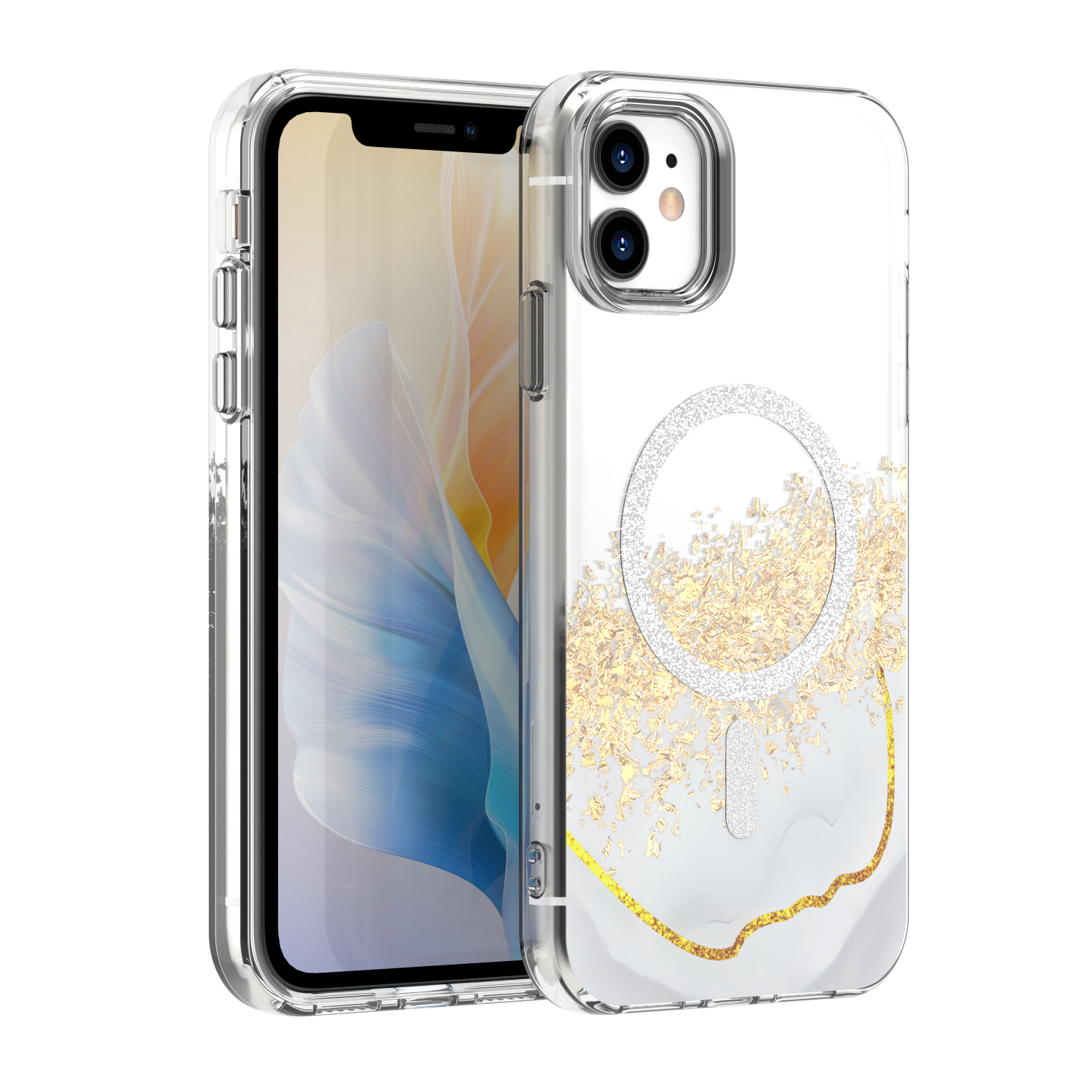 Epoxy Mag dėklas iPhone 11 baltas
