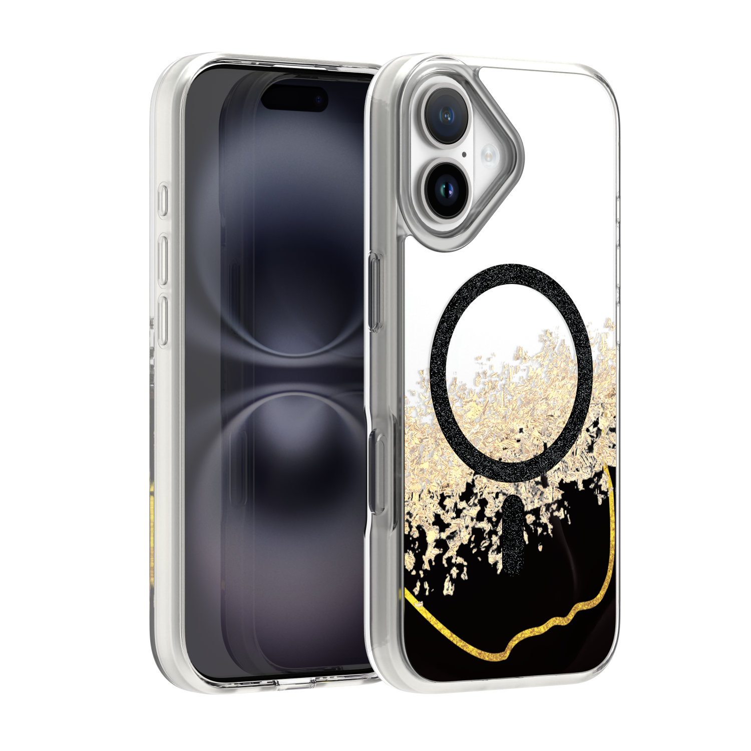 Epoxy Mag dėklas skirtas iPhone 17 6,3'' juodas