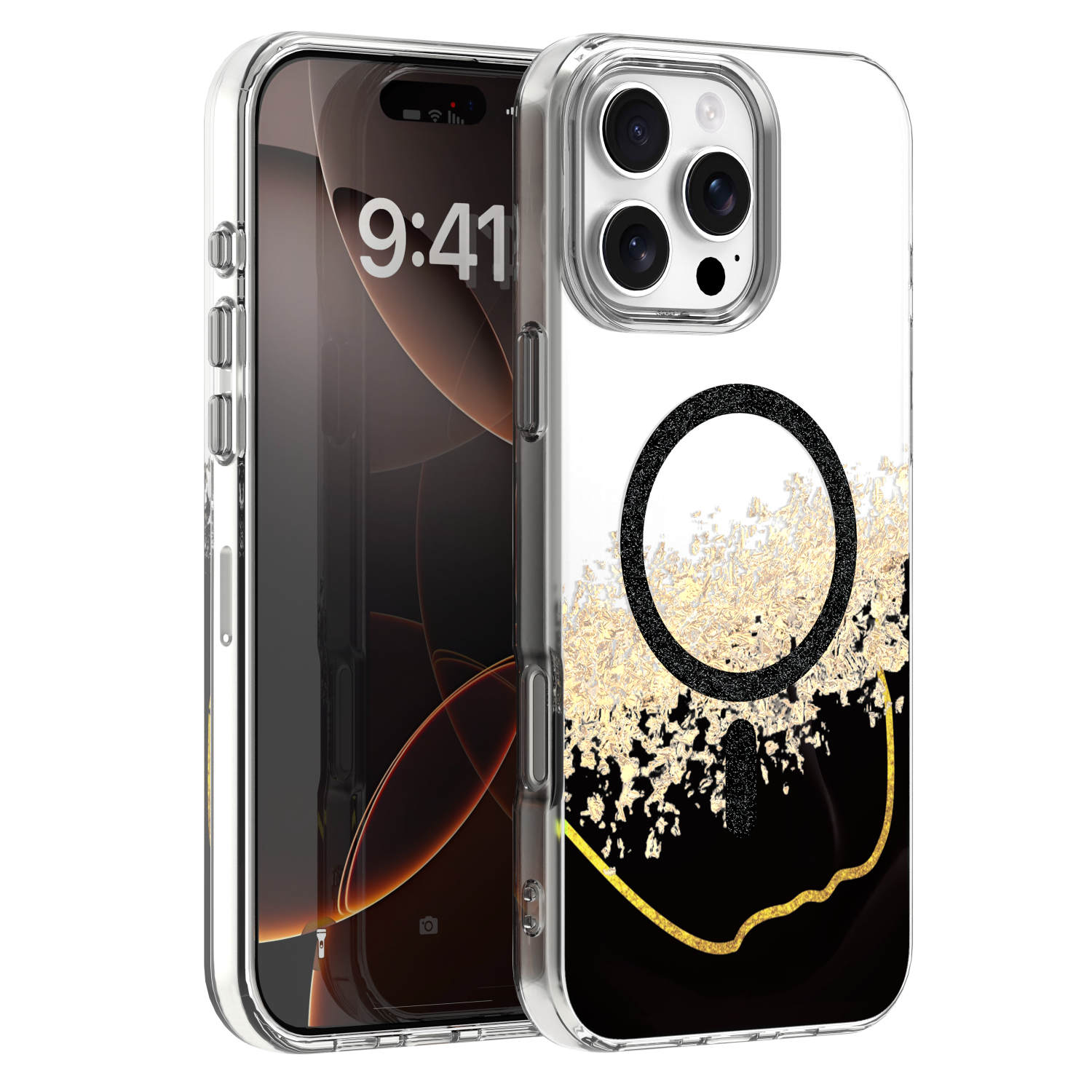 Epoxy Mag dėklas skirtas iPhone 16 Pro Max 6,9" juodas