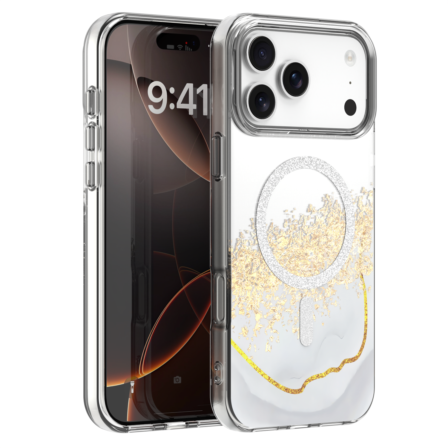 Epoxy Mag dėklas iPhone 17 Pro 6,3'' baltas