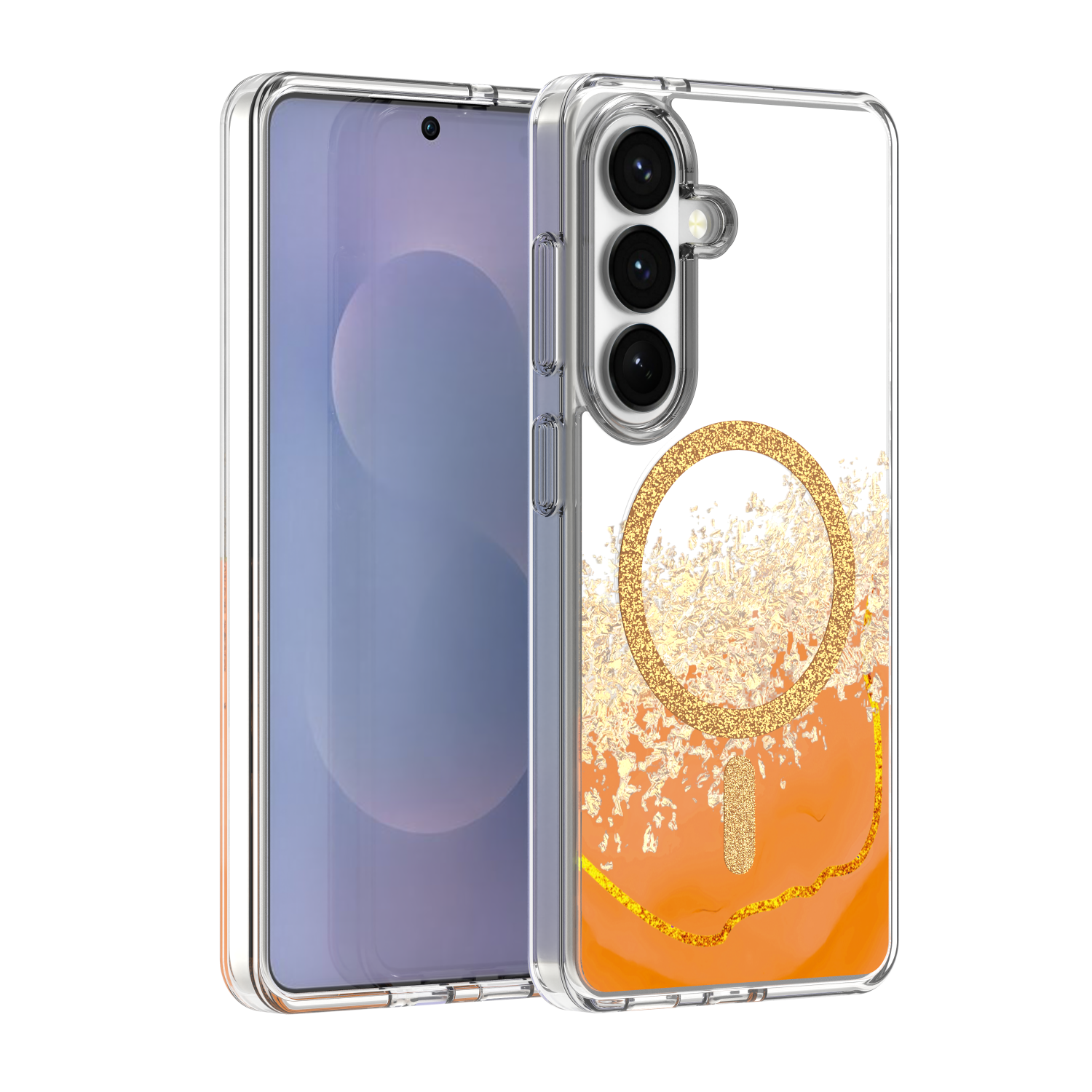 Epoxy Mag dėklas Samsung Galaxy S26 oranžinis