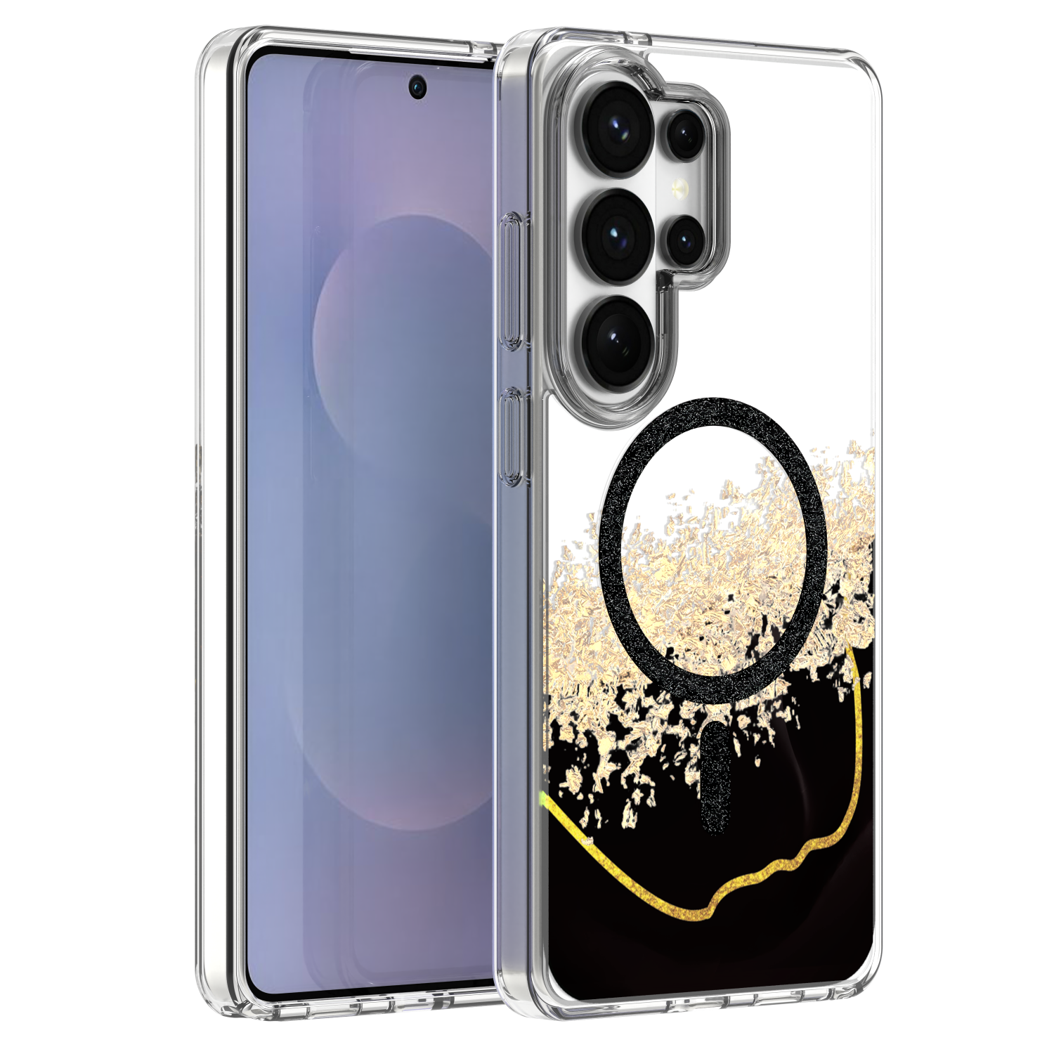 Чехол Epoxy Mag для Samsung Galaxy S25 Ultra черный