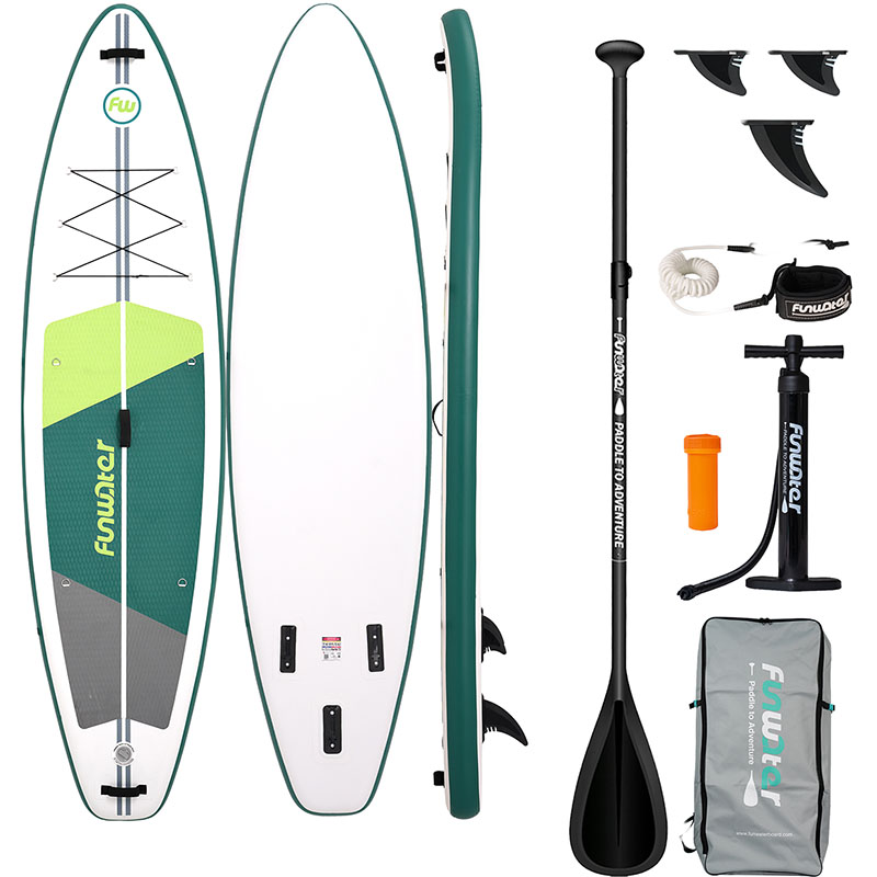 FunWater SUP irklentė SUPFW69A 3,35m (žaliai balta)