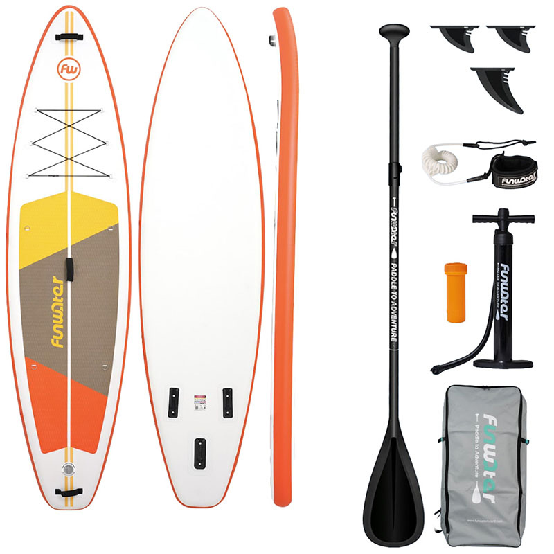 FunWater SUP irklentė SUPFW69B 3,35m (oranžinė-balta)