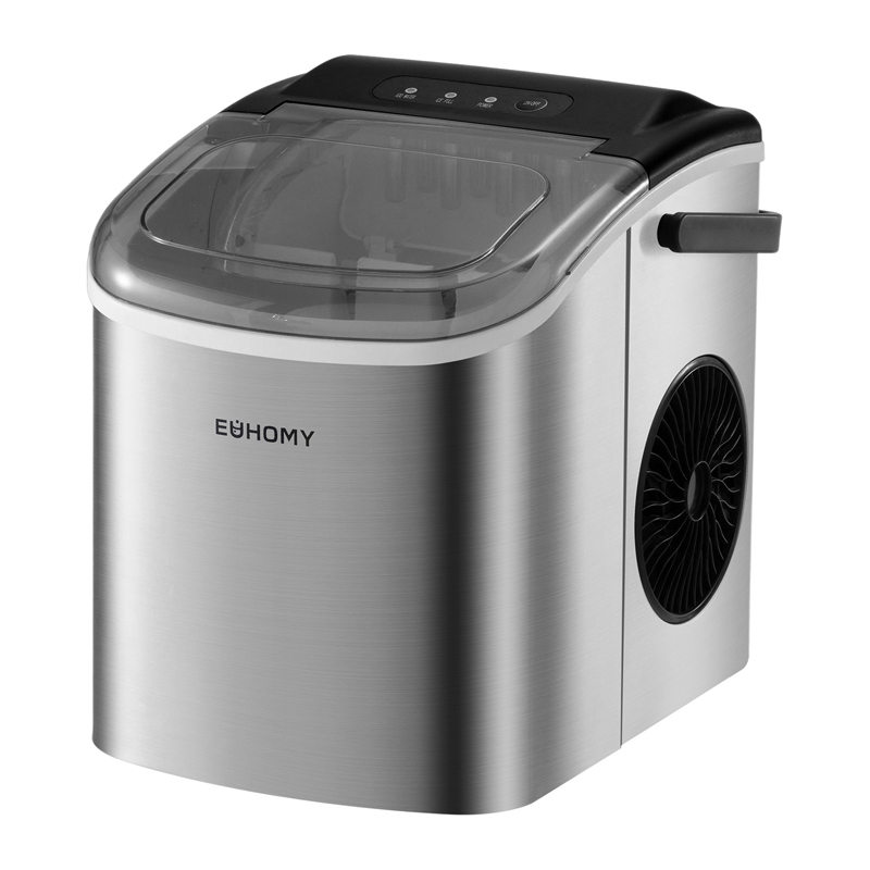 Euhomy IM001 ledo kubelių gaminimo aparatas, 1.2 l, 12 kg (sidabro spalvos)