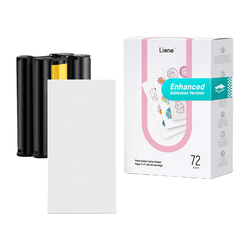 Liene PixCut spausdintuvo popierius, 4x7", 72 lapai