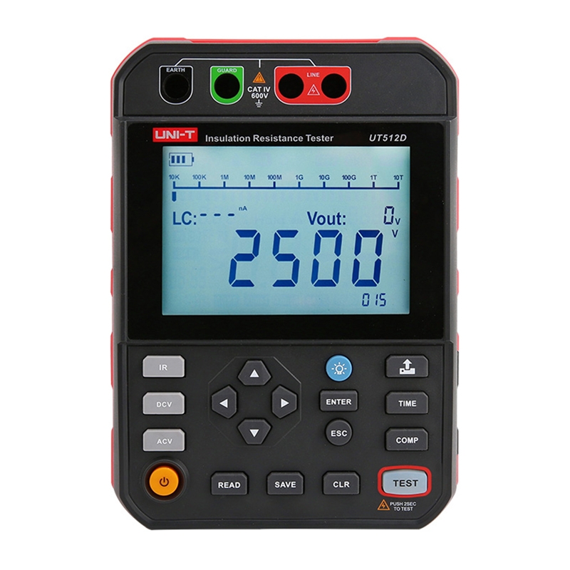 Uni-T UT512D высоковольтный измеритель сопротивления изоляции