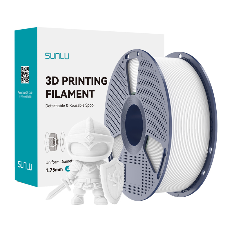 Sunlu PLA+ filamentas (baltas)