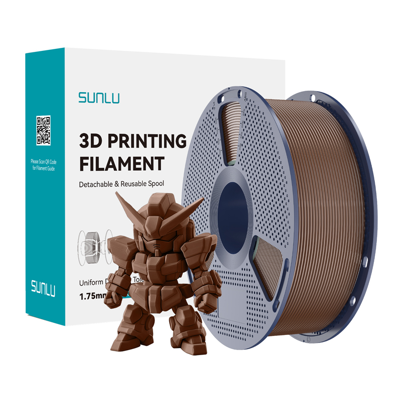 Sunlu PLA+ 2.0 filamentas (kavos rudas)
