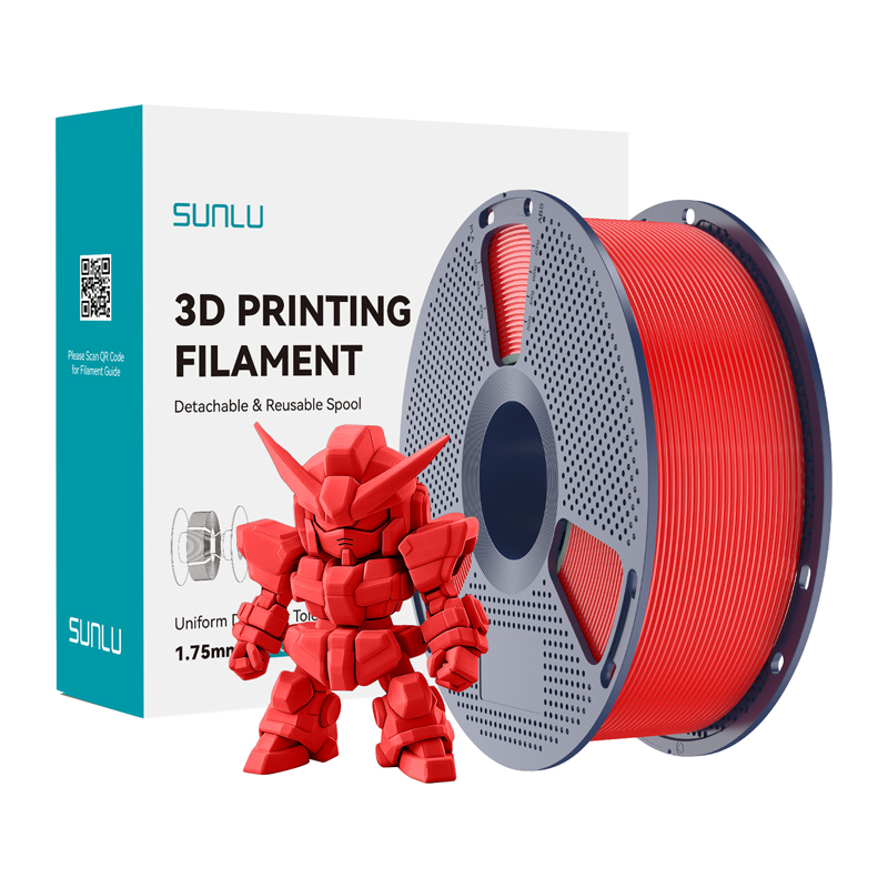Sunlu PLA+ 2.0 filamentas (raudonas)