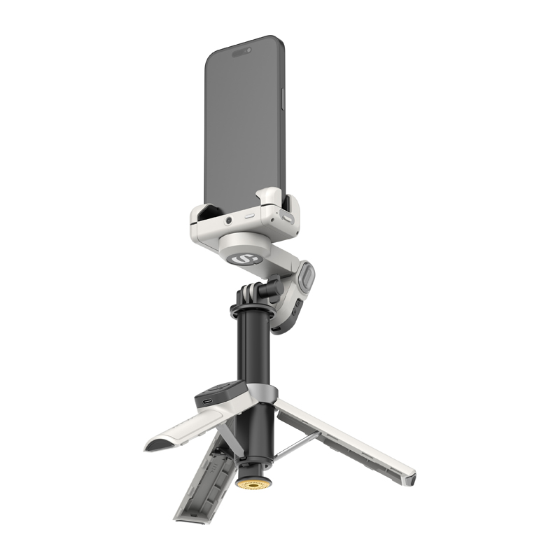 AOCHUAN M3 Pro stabilizatorius su RGB apšvietimu (juodas)