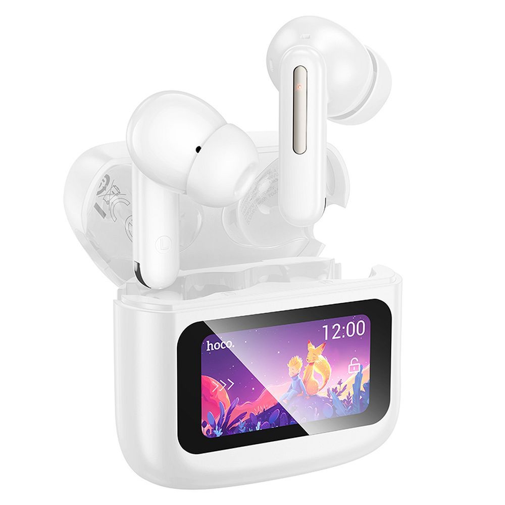 Ultra Clear 1 mm dėklas Wireless headphones Hoco EQ14, skaidrus