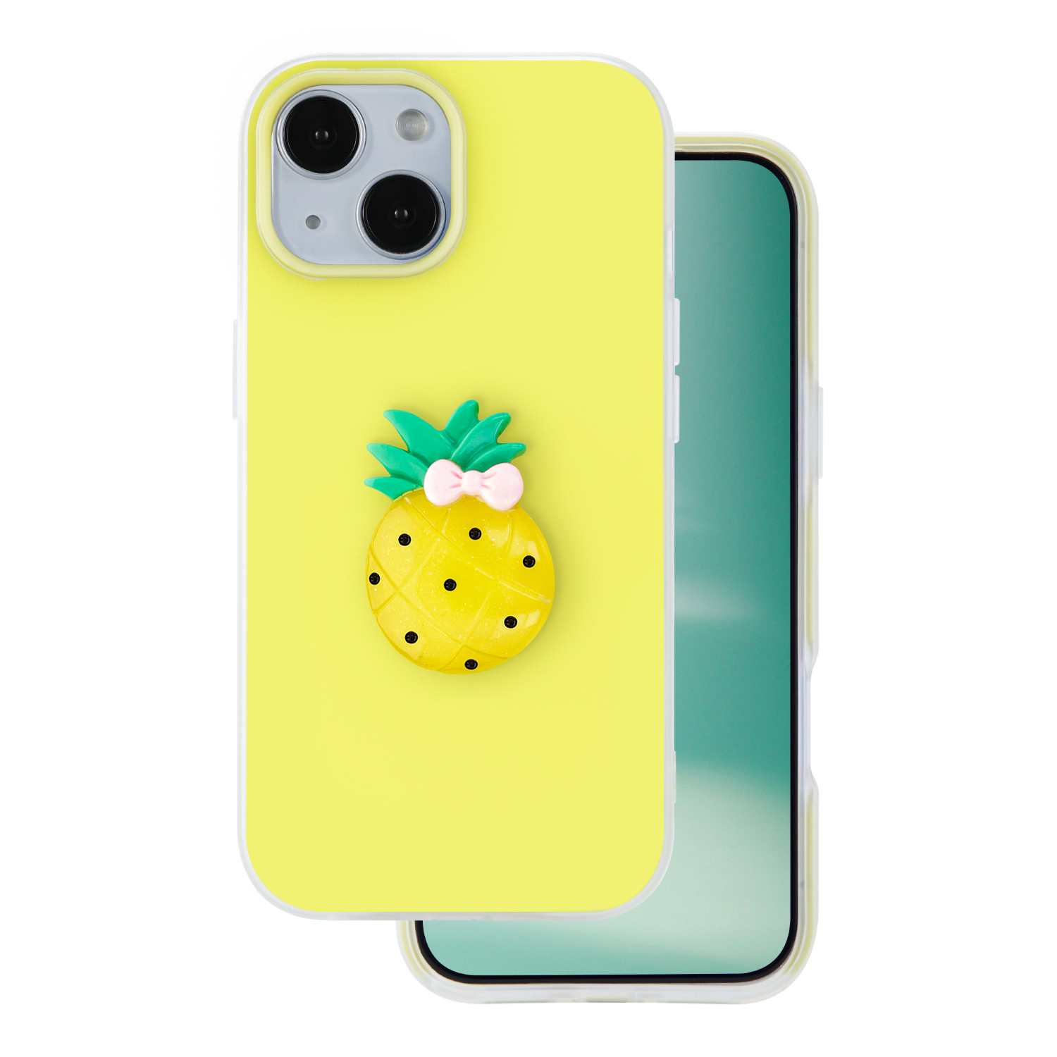 Fruit 2in1 dėklas skirtas iPhone 12 / 12 Pro 6,1" geltonas