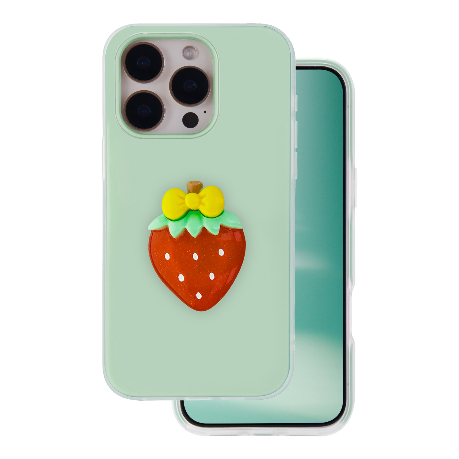 Fruit 2in1 dėklas skirtas iPhone 16 Pro 6,3" žalias