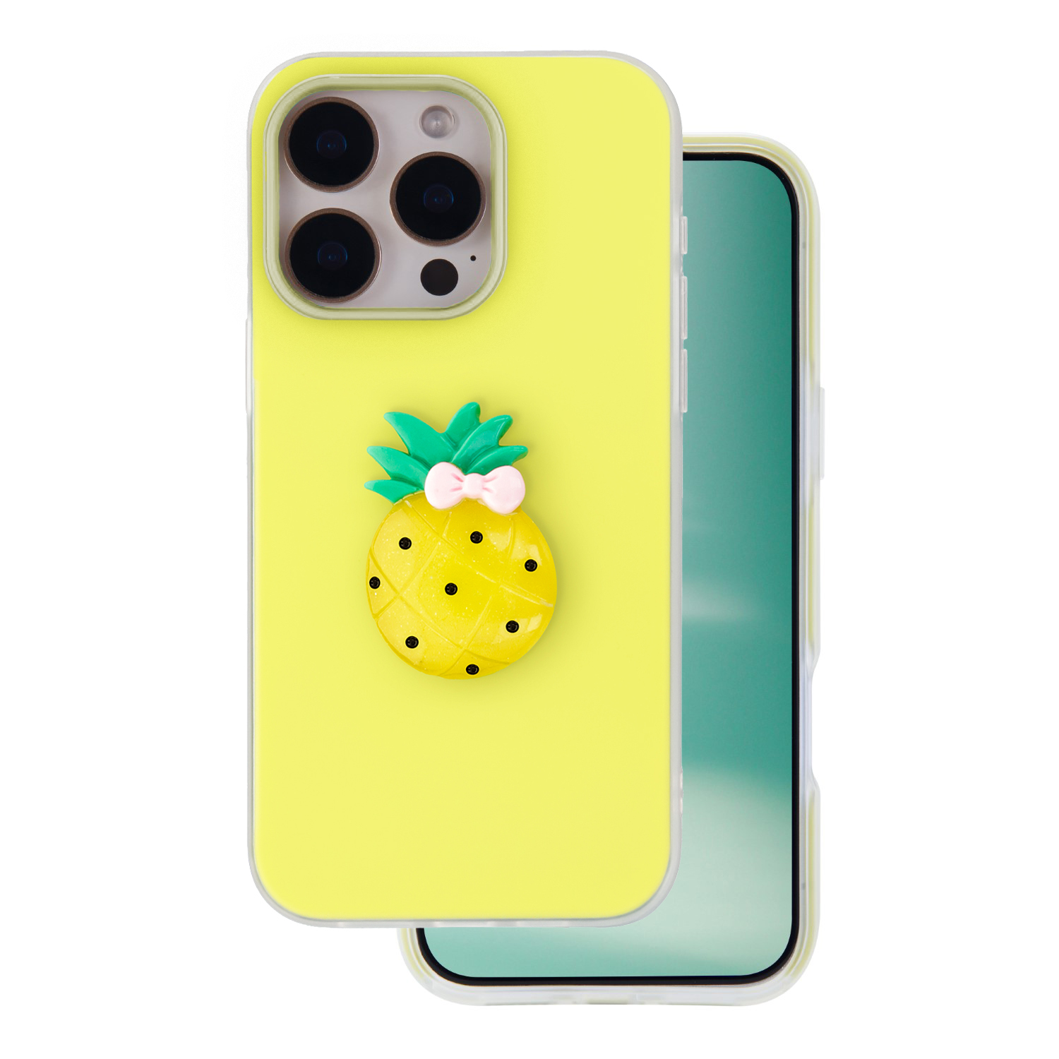Fruit 2in1 dėklas skirtas iPhone 15 Pro 6,1" geltonas