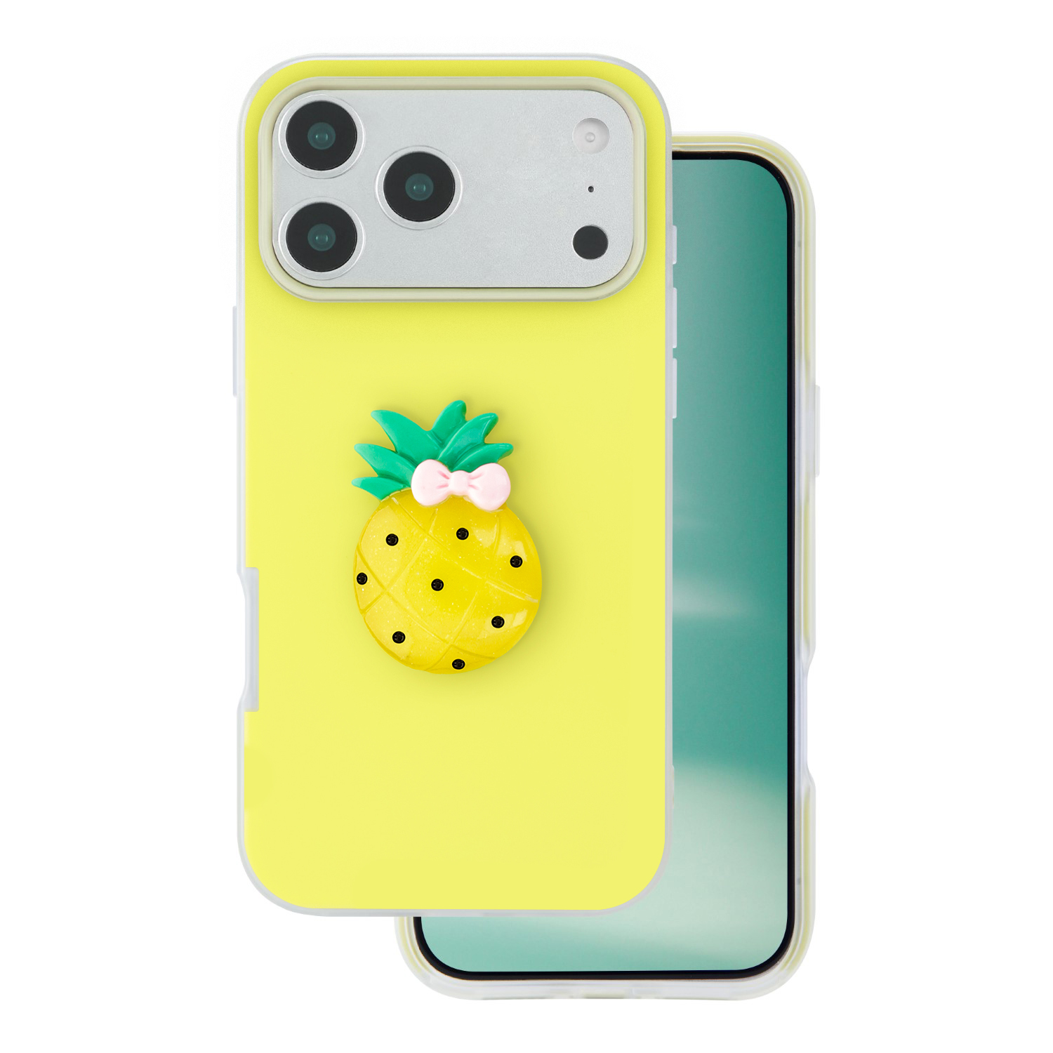 Fruit 2in1 dėklas skirtas iPhone 17 Pro 6,3" geltonas