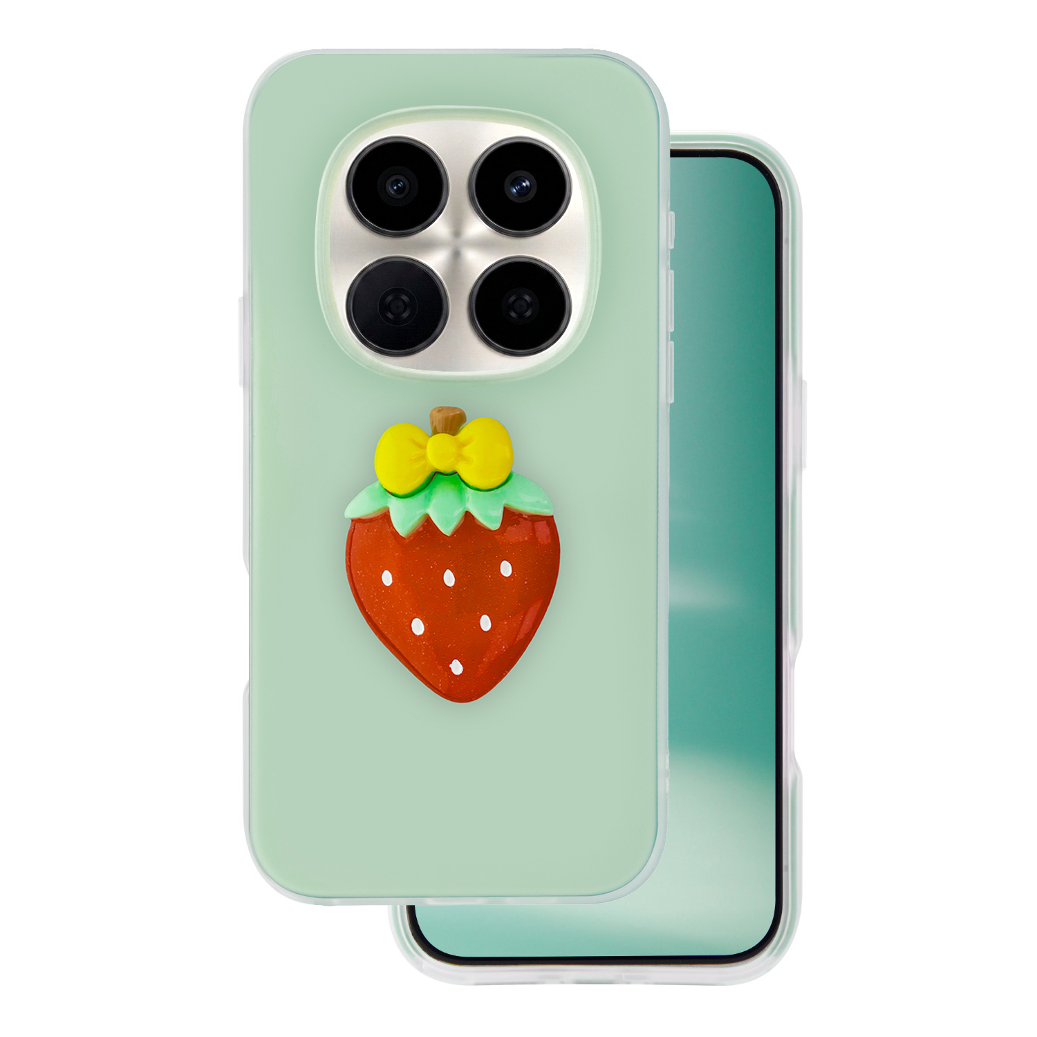 Fruit 2in1 dėklas skirtas Xiaomi Redmi Note 15 4G (EU) / 5G (EU) žalias