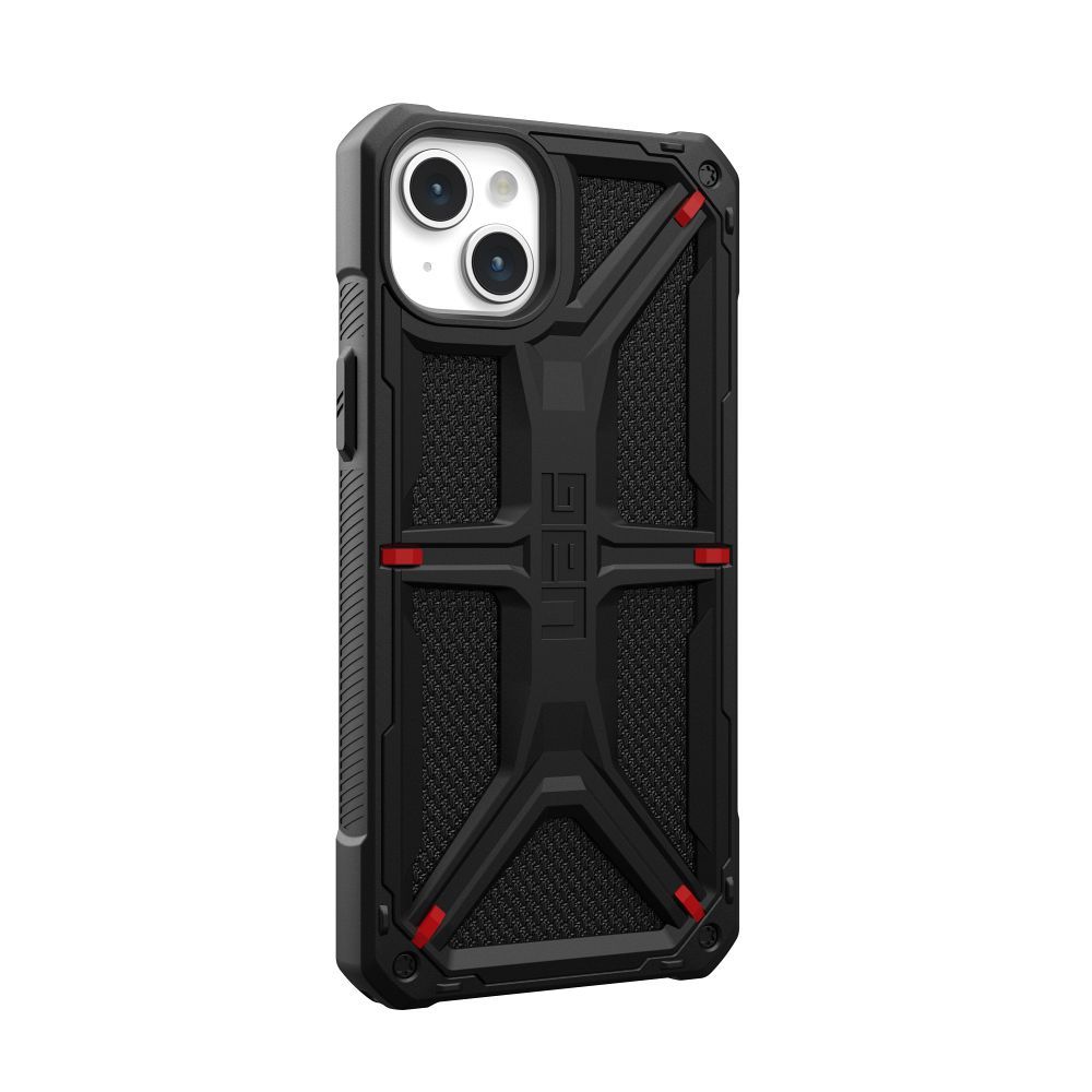 UAG Monarch чехол для iPhone 15 Plus - чёрный кевлар