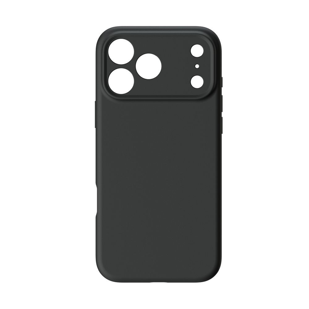 Dėklas iPhone 17 Pro Max / 18 Pro Max (žemas kameros kraštas) Forcell F-Protect Rubber Premium, suderinamas su MagSafe, juodas
