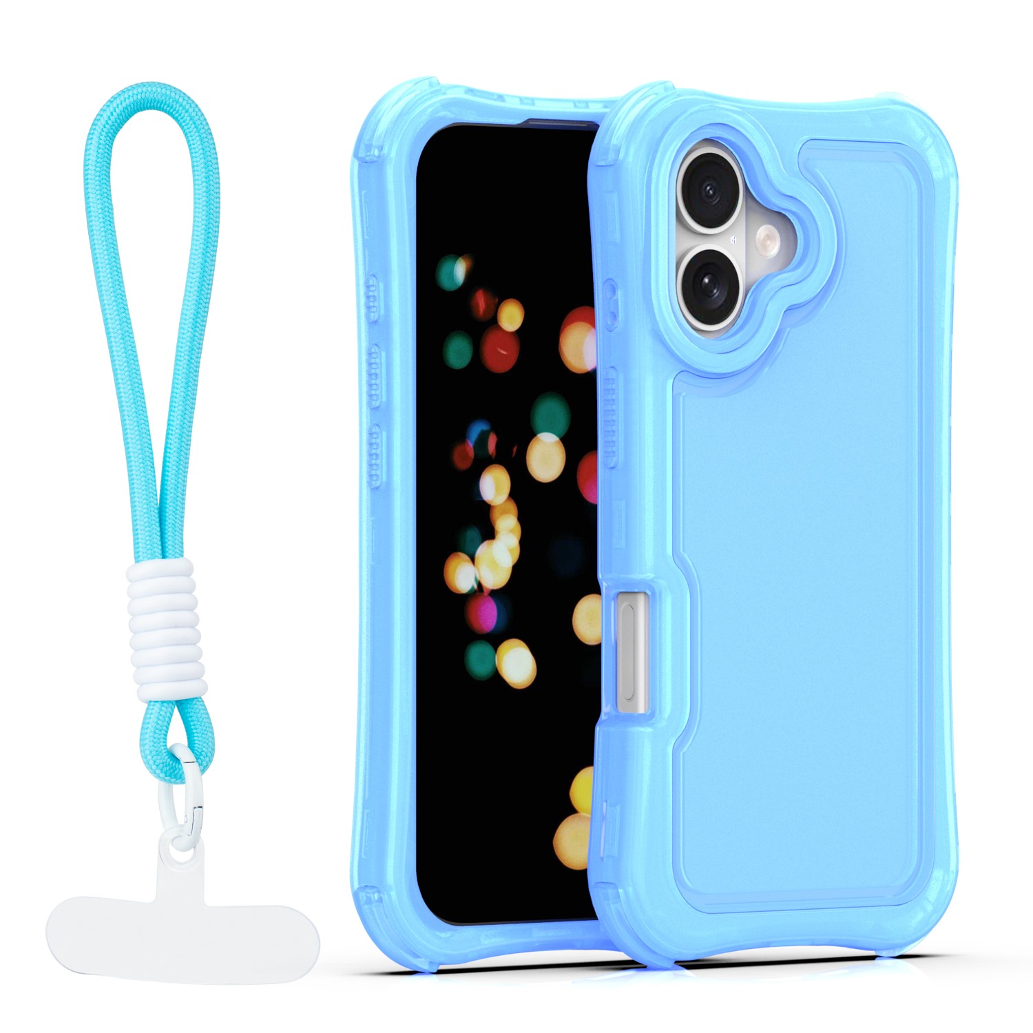 Safepop dėklas su dirželiu skirtas iPhone 17 6,3" mėlynas