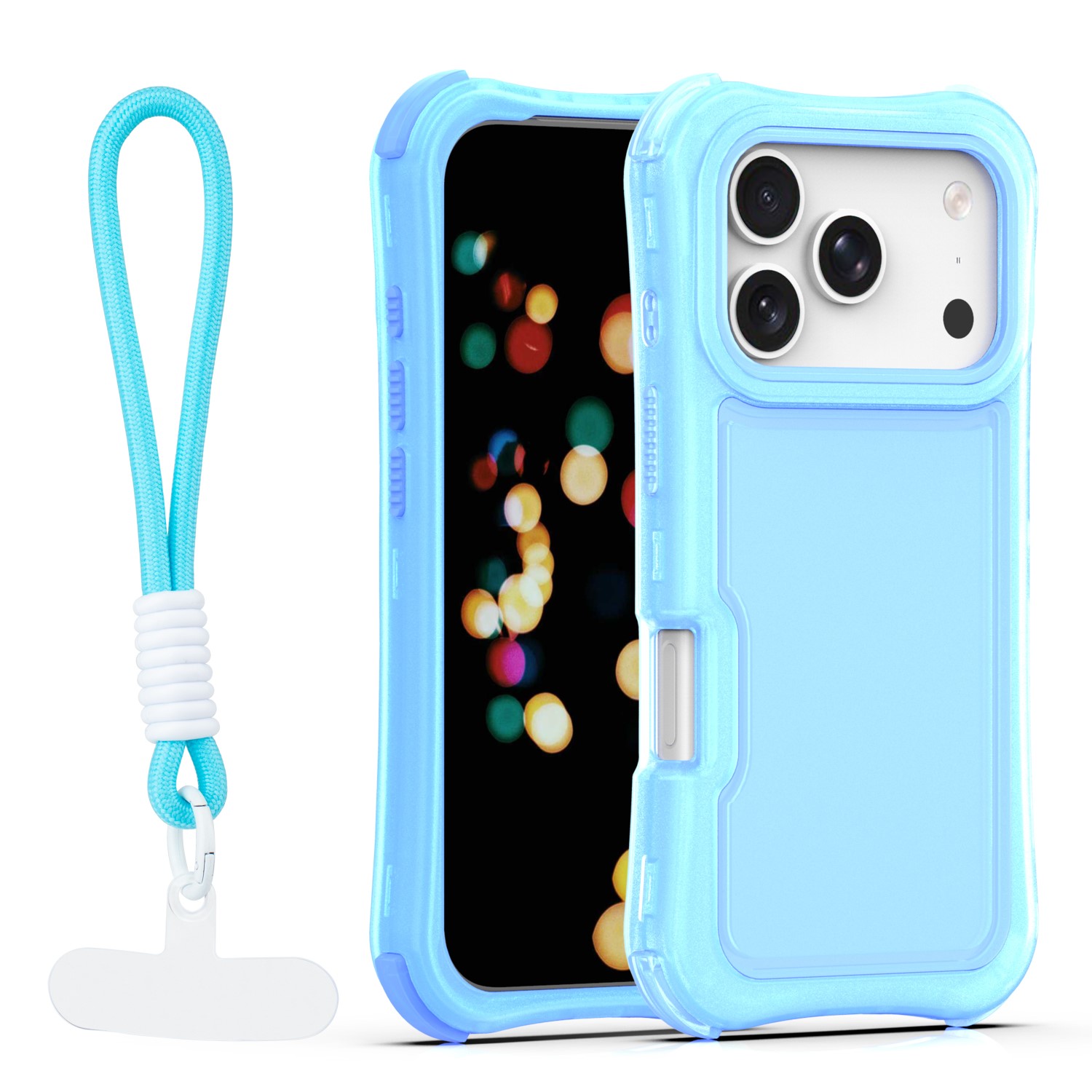 Safepop dėklas su dirželiu skirtas iPhone 17 Pro 6,3" mėlynas