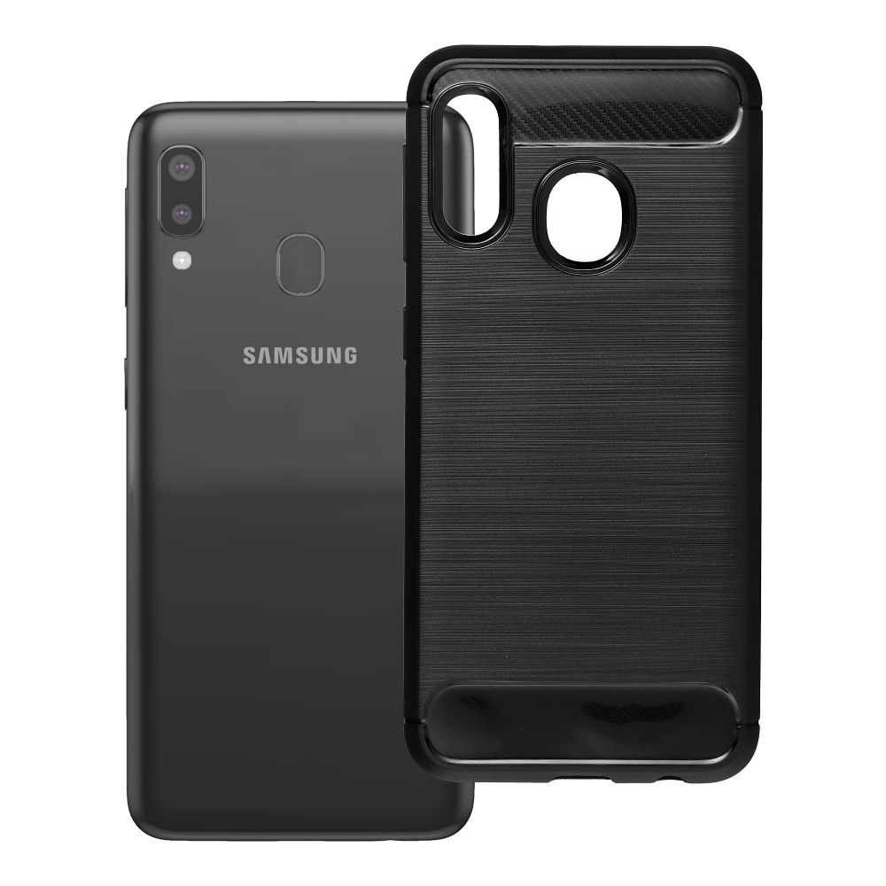Case for Samsung A20E Carbon 2.0 black