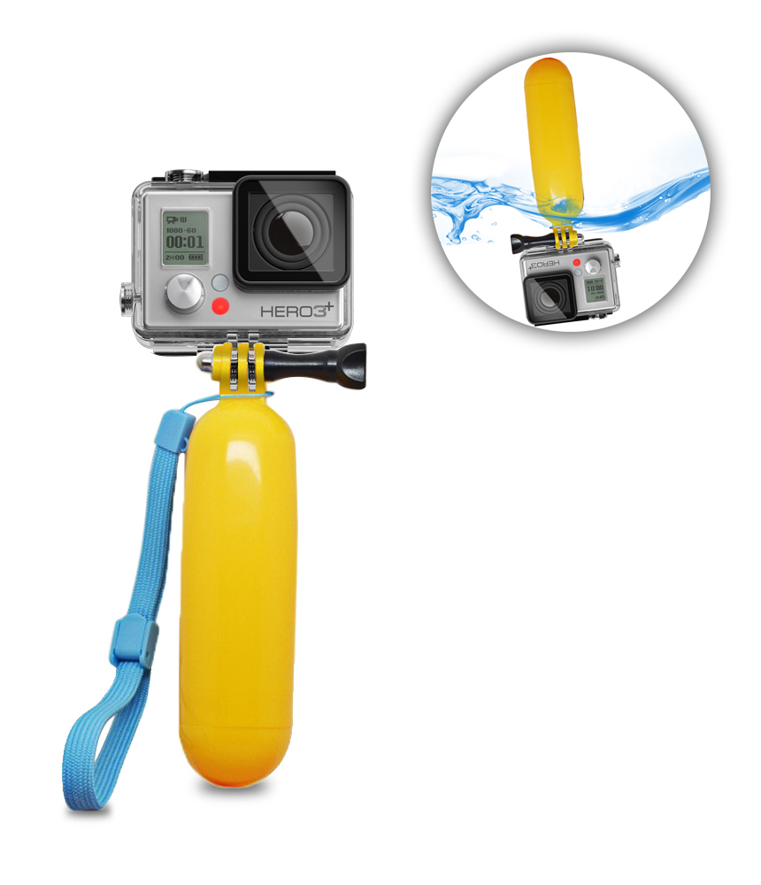 Plūduriuojantis laikiklis GoPro SJCAM sporto kameroms