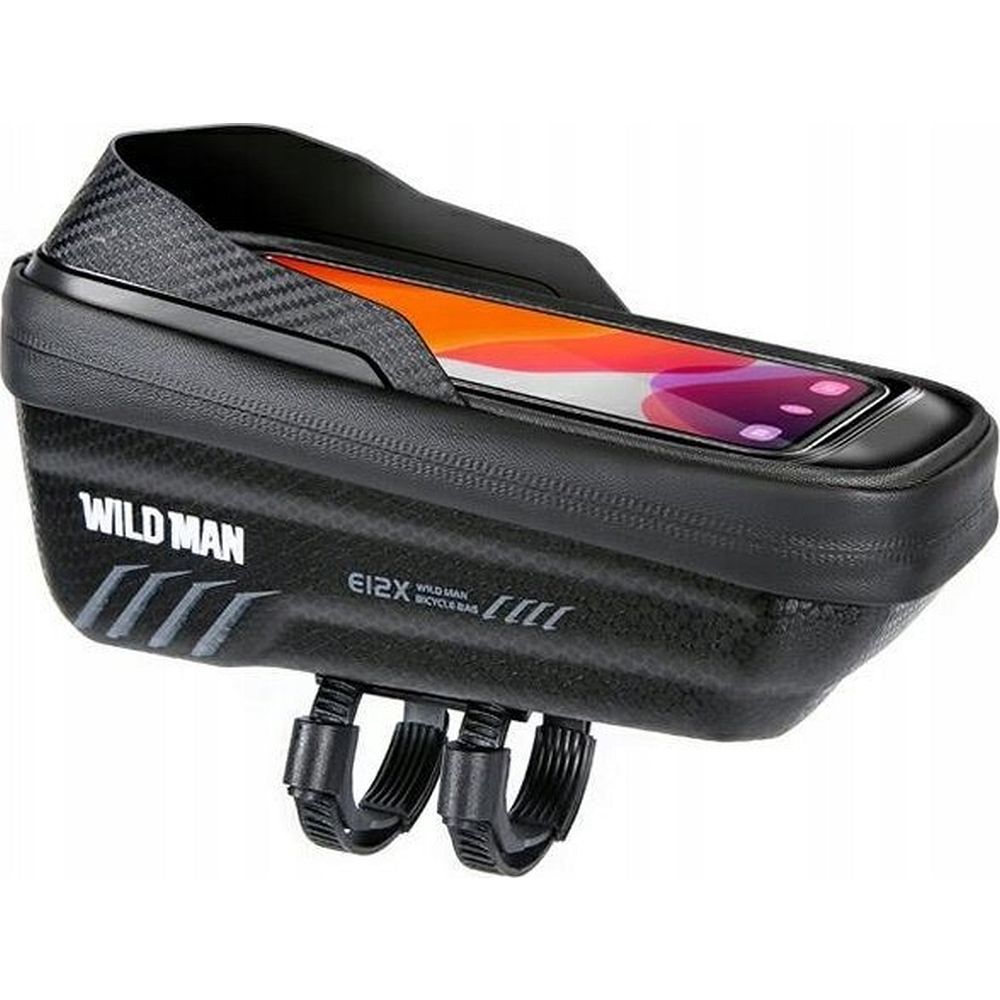 WILDMAN дорожная сумка для рамы велосипеда на молнии, 1L (4 "- 7"), E12X, черная