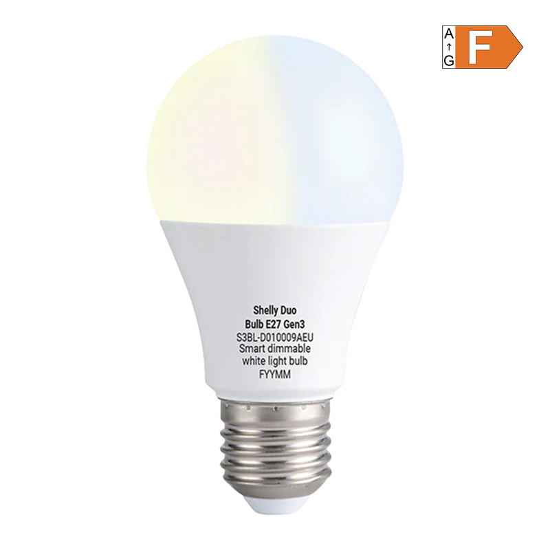 SHELLY Duo Bulb Gen3 E27 LED lemputė