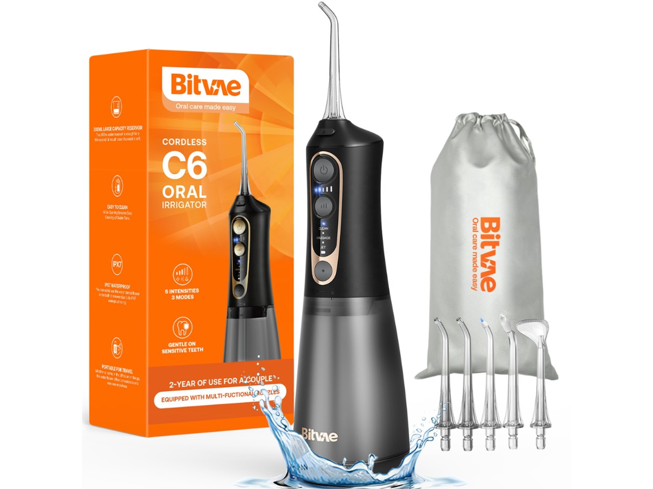 Ирригатор Bitvae C6 черный