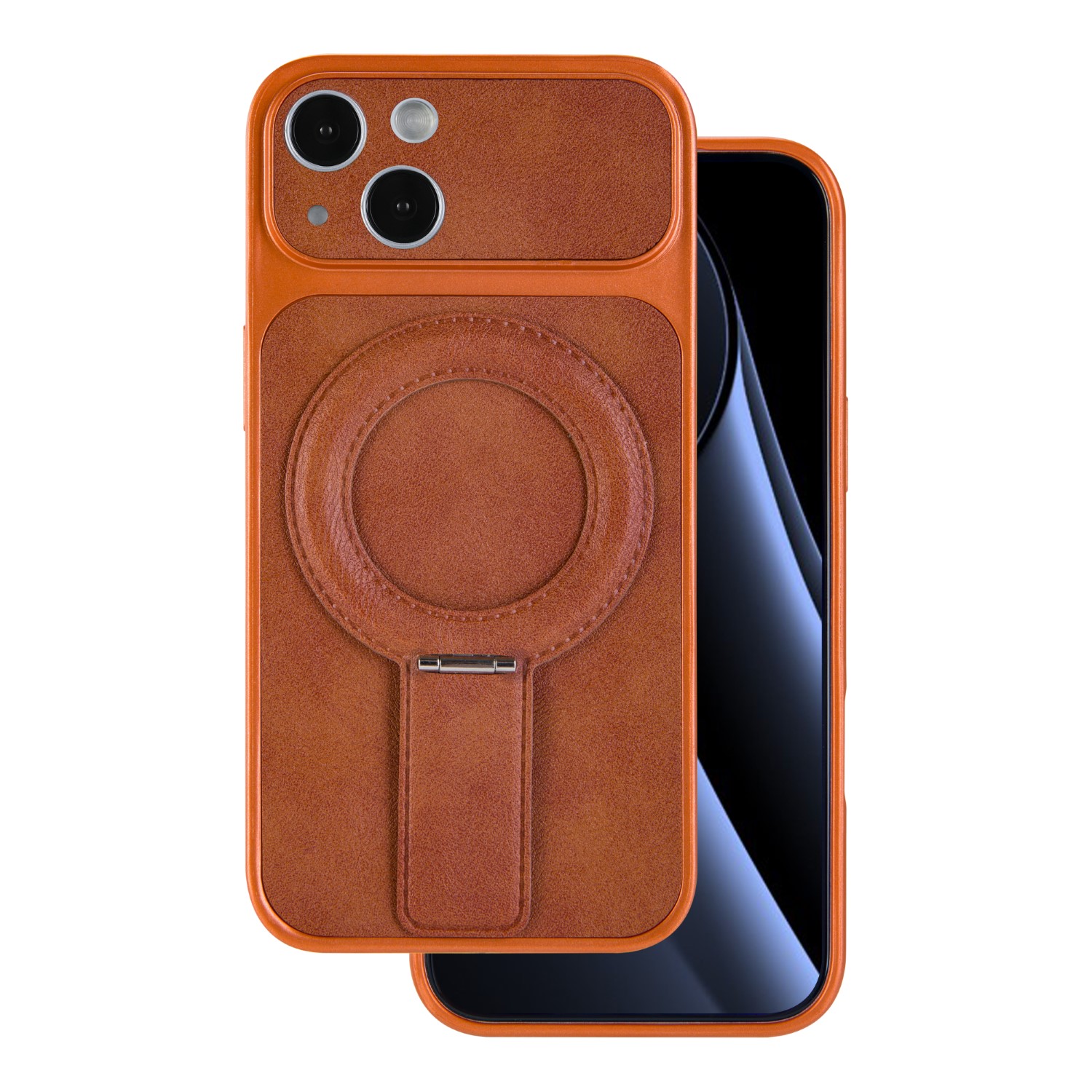 Luxgrip Mag dėklas skirtas iPhone 13 6,1" oranžinis