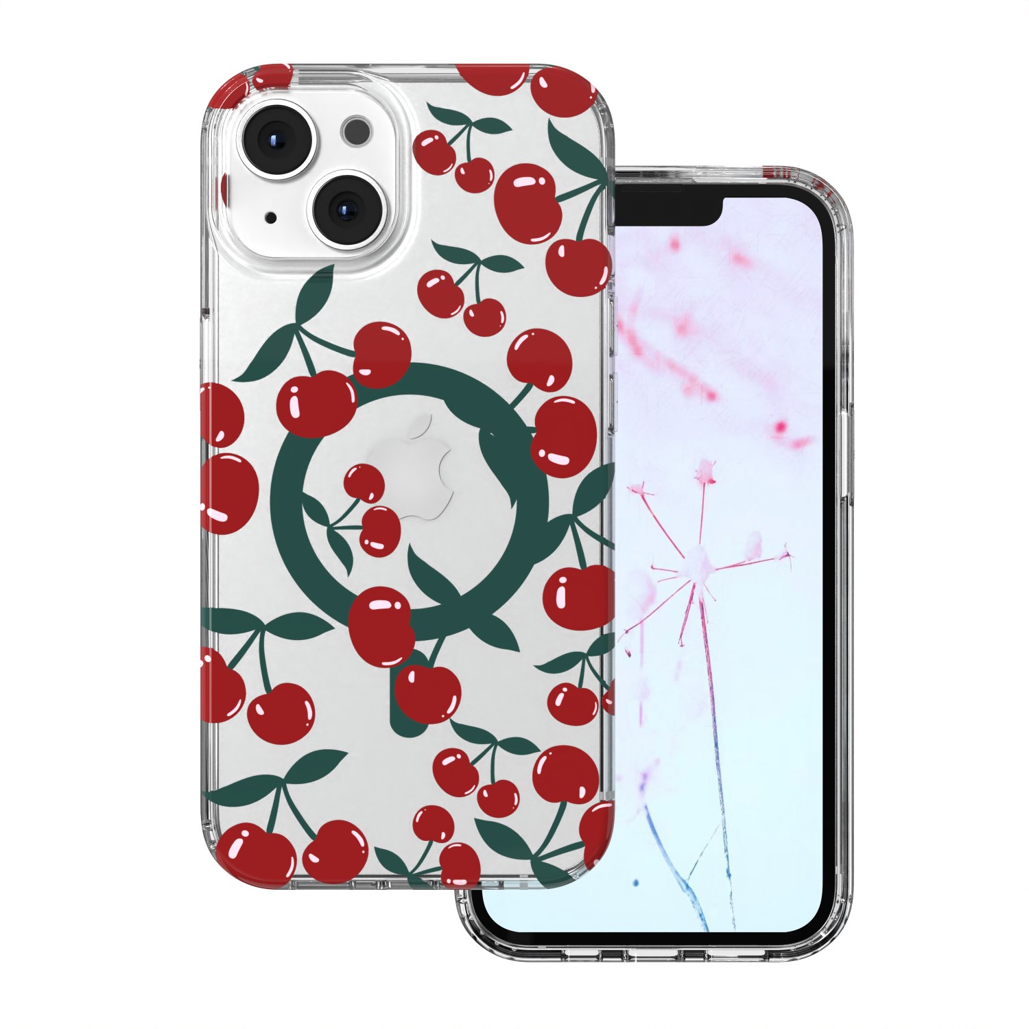 Cherry Mag dėklas skirtas iPhone 13 / 14 6,1" skaidrus