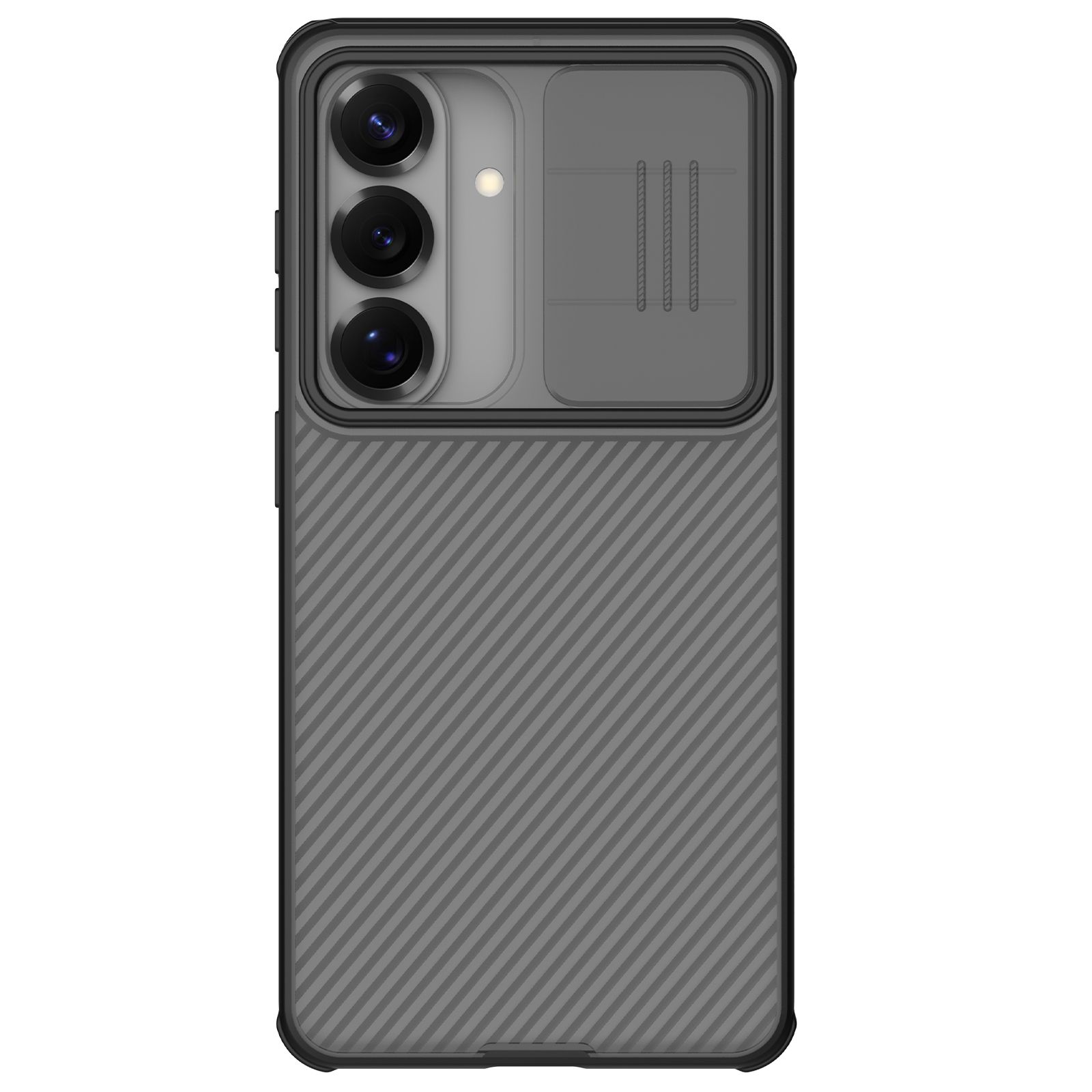 Nillkin CamShield Pro dėklas Samsung Galaxy S26 skaidrus juodas