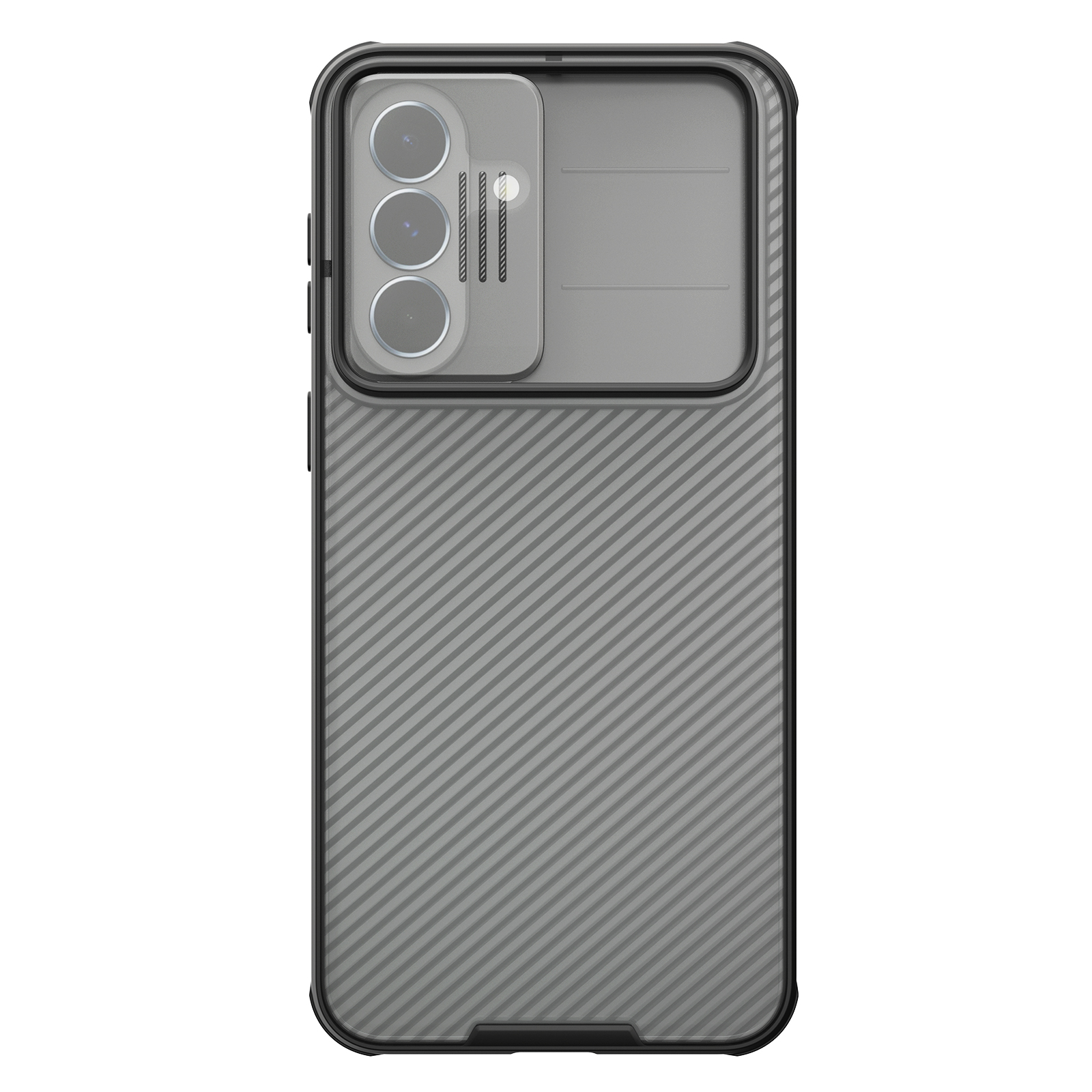 Nillkin CamShield Pro dėklas Samsung Galaxy A37 5G skaidrus juodas