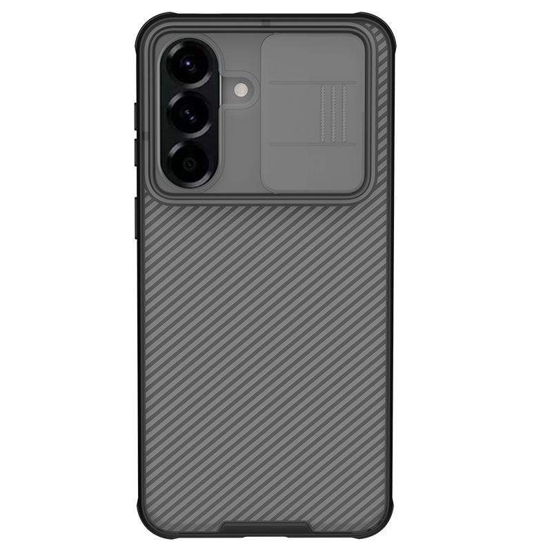 Nillkin CamShield Pro dėklas Samsung Galaxy A57 5G skaidrus juodas