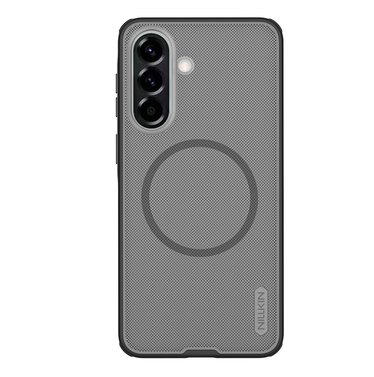 Nillkin Super Frosted Shield Pro magnetinis dėklas Samsung Galaxy A57 5G skaidrus juodas
