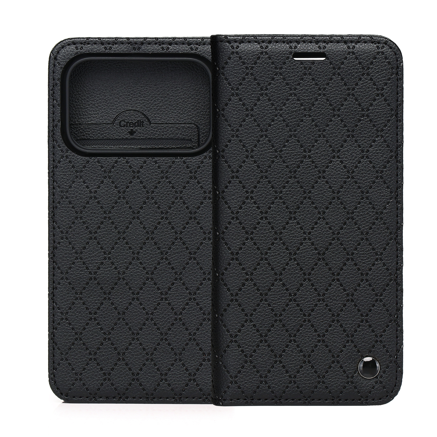 Smart Caro case for Honor 600 / Honor 600 Pro black