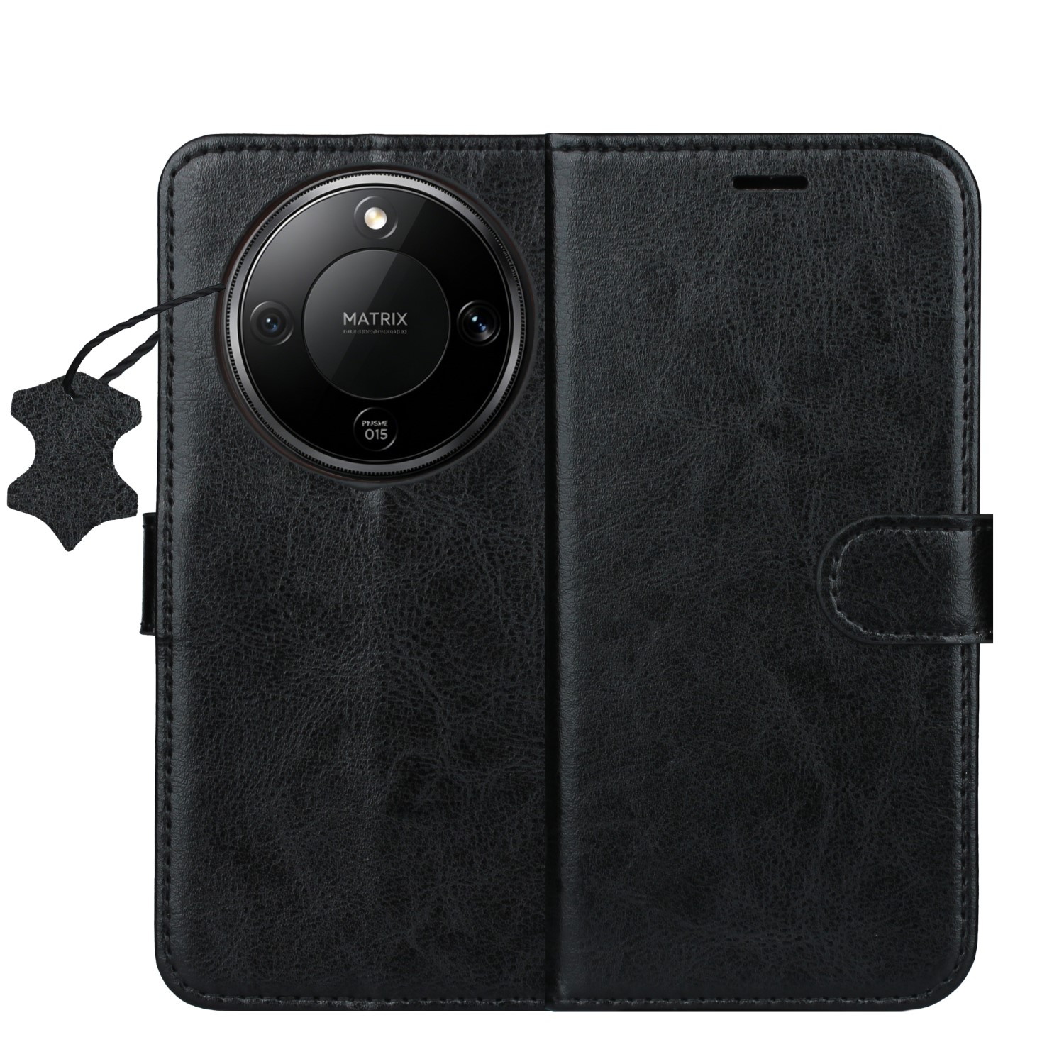 Smart Luxe leather case for Honor Magic 8 Lite black