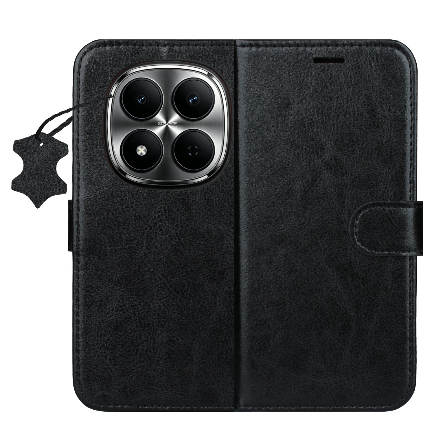 Smart Luxe odinis dėklas skirtas Xiaomi Redmi Note 15 5G juodas