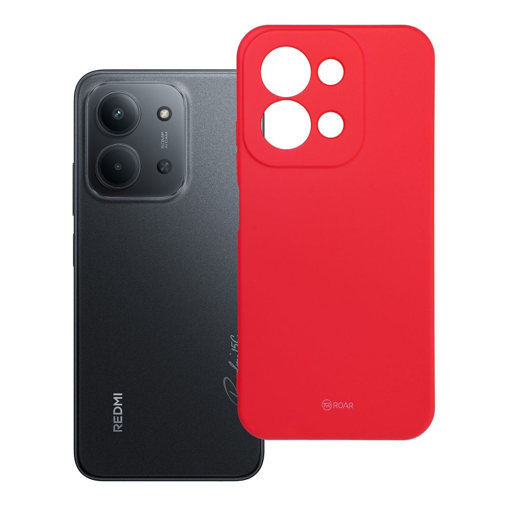ROAR dėklas COLORFUL JELLY telefonui XIAOMI Redmi 15C ryškiai rožinis