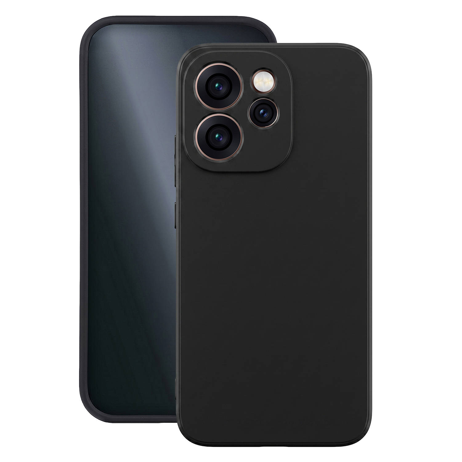 Matt TPU dėklas Oppo Reno 15 Pro 5G (Global) juodas