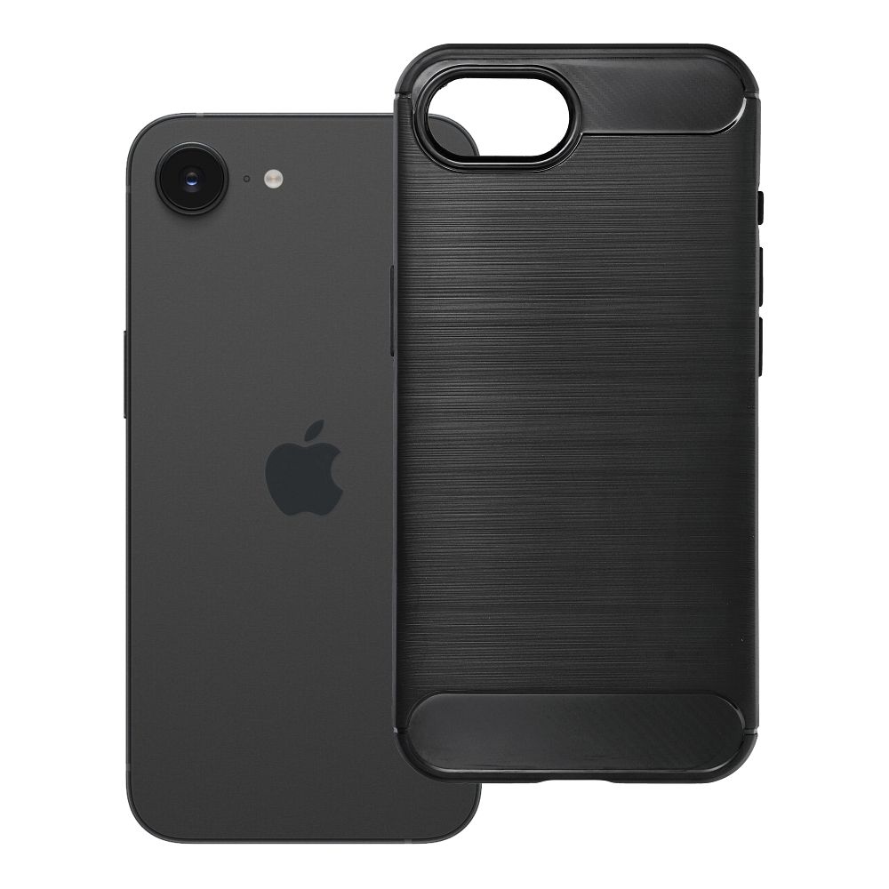 Dėklas iPhone 16e (SE 4 2025) / 17e Carbon 2.0 juodas