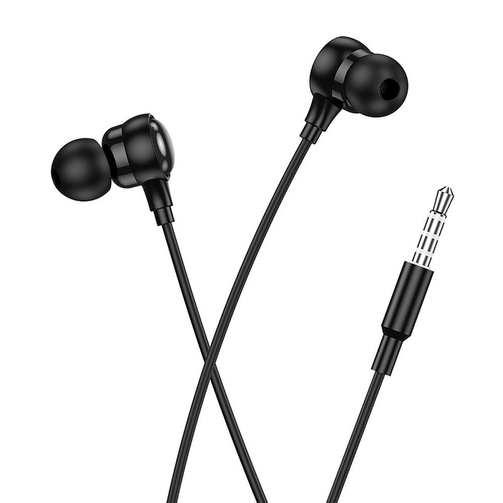 Проводные наушники-вкладыши Jack 3,5 мм Hoco M116 чёрные