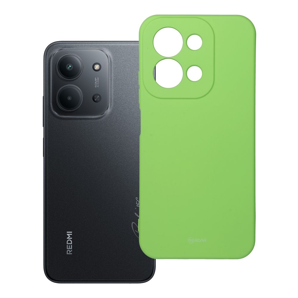 ROAR dėklas COLORFUL JELLY telefonui XIAOMI Redmi 15C žalias (citrininis)